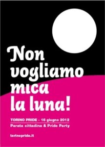 Poster design about Torino Pride 2012